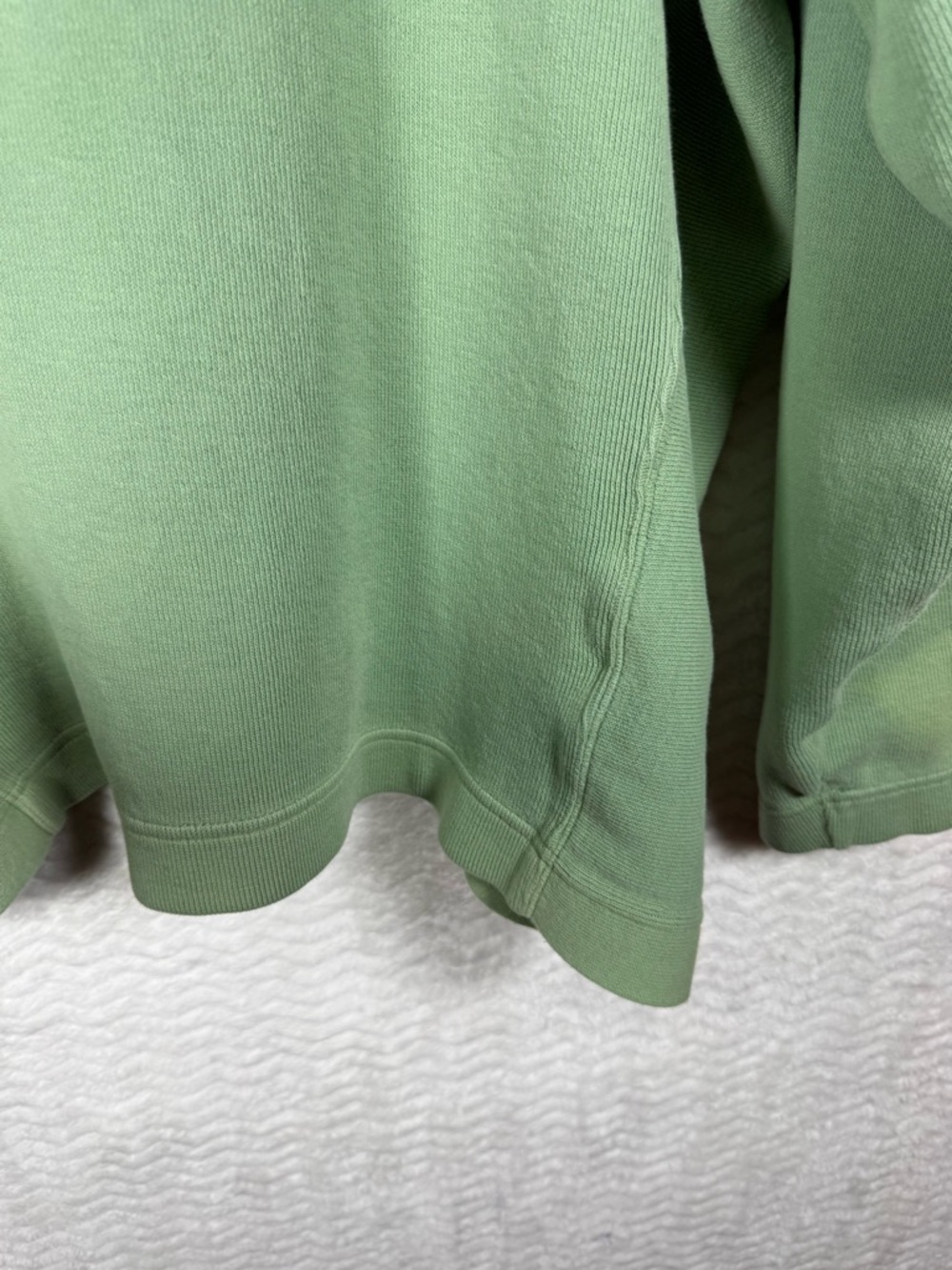 Tommy Bahama Light Sage Green Quarter-Zip Pullover Sweater. So soft & the color🔥 - Picture 11 of 13